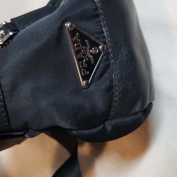 Prada Leather/Canvas Handbag - Picture 10 of 12